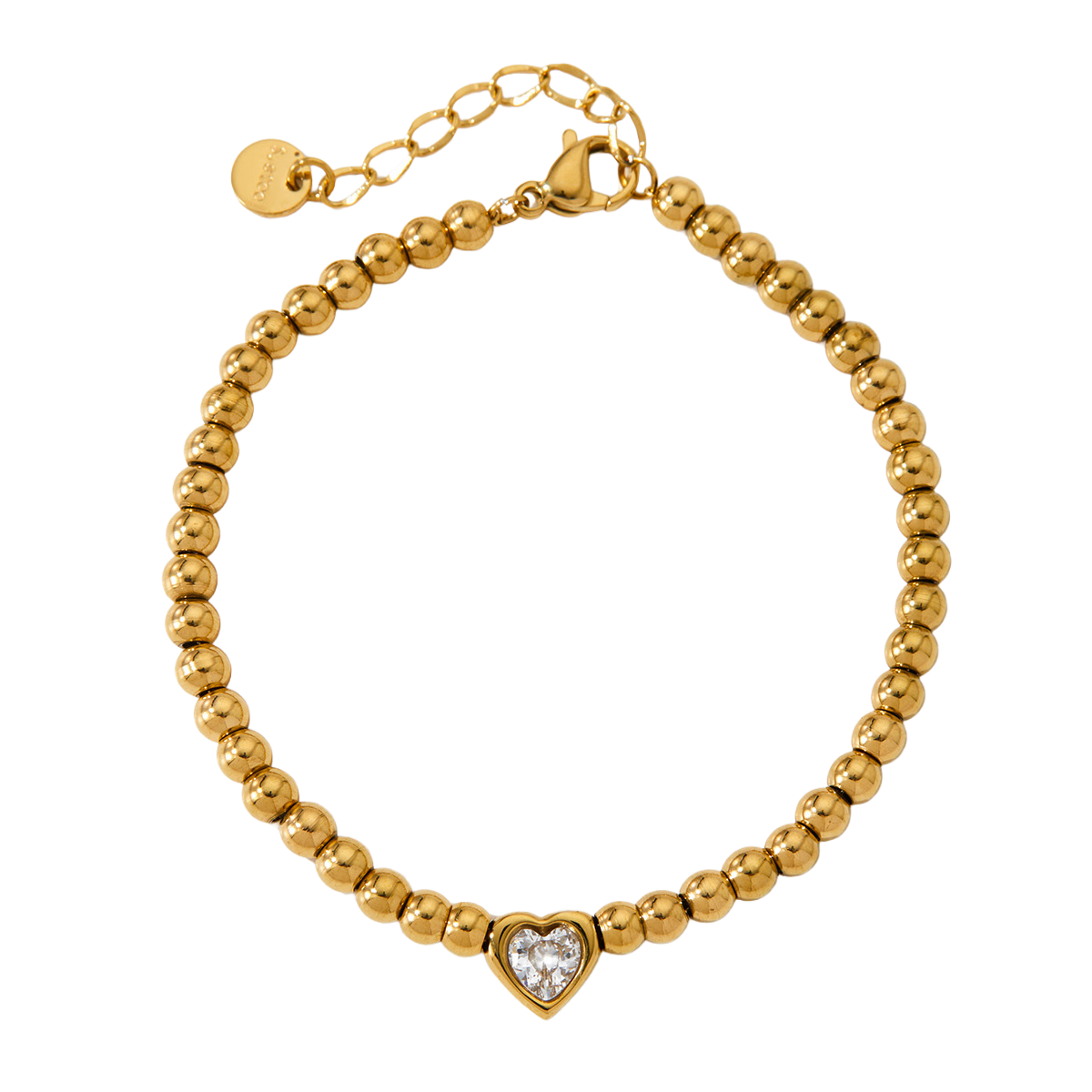 Beaded Heart Bracelet