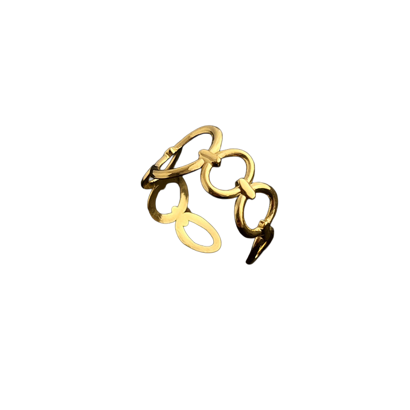 Oval Link Chain Ring