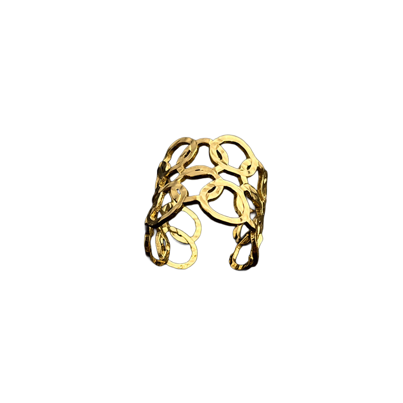 Open Oval Mesh Ring