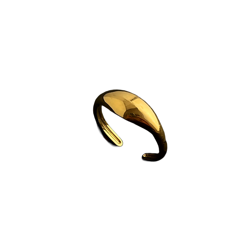 Sleek Drop Open Ring