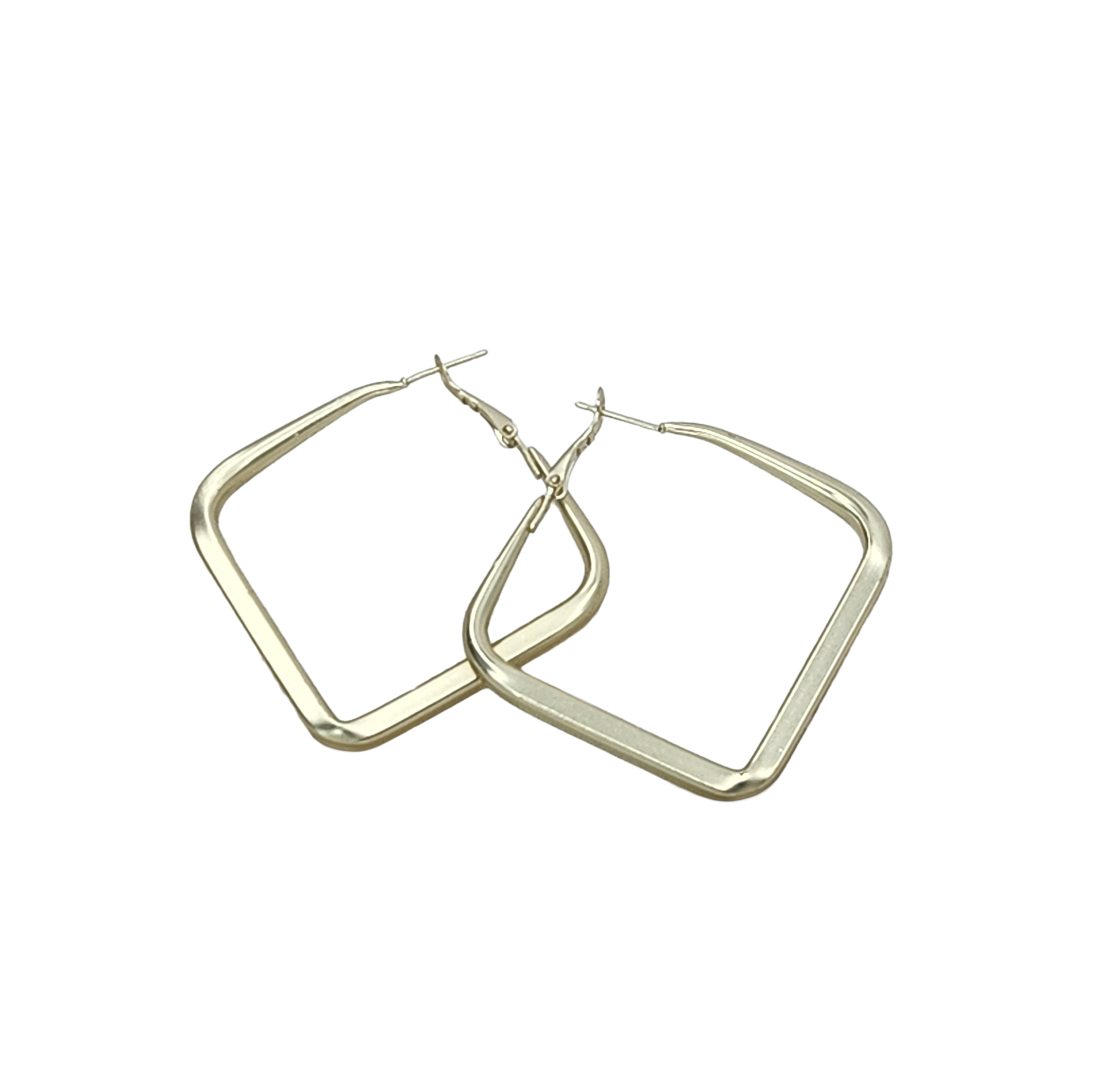 Geometric Square Hoop Earrings