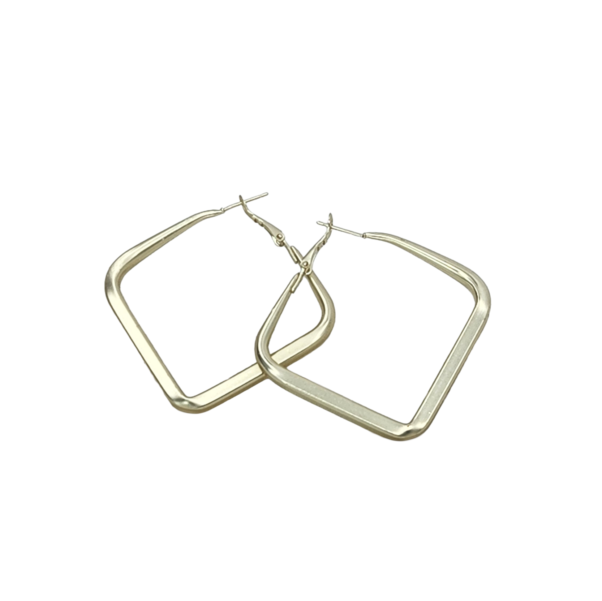Geometric Square Hoop Earrings