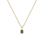Emerald Green Pendant Necklace