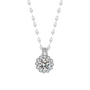 Radiant Halo Pendant Necklace