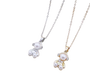 Pearl Teddy Pendant Necklace