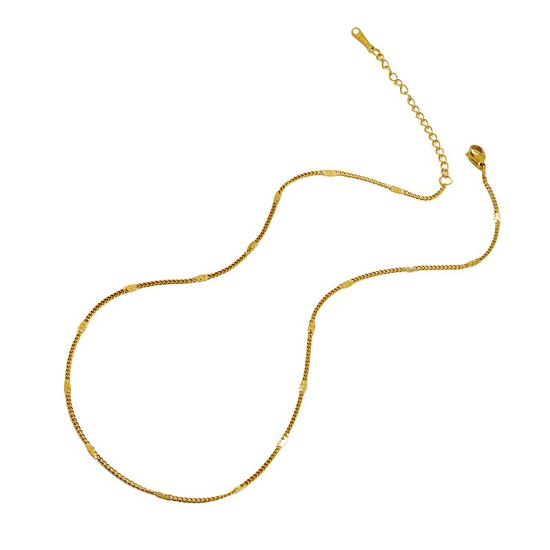 Sleek Accent Chain Necklace