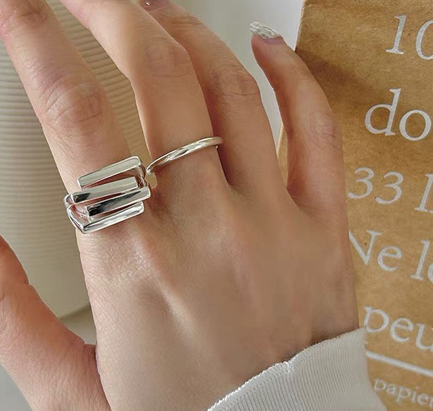 Geometric Bar Ring