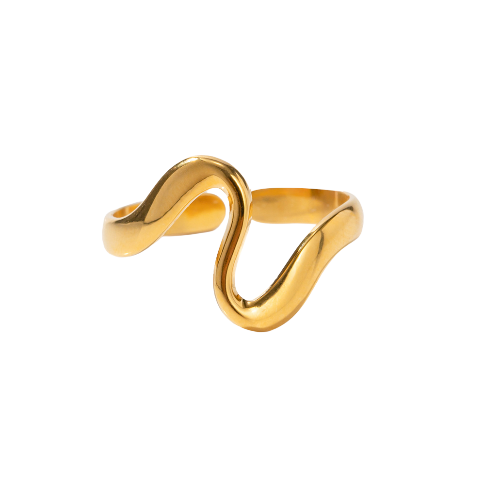 Wave Open Ring