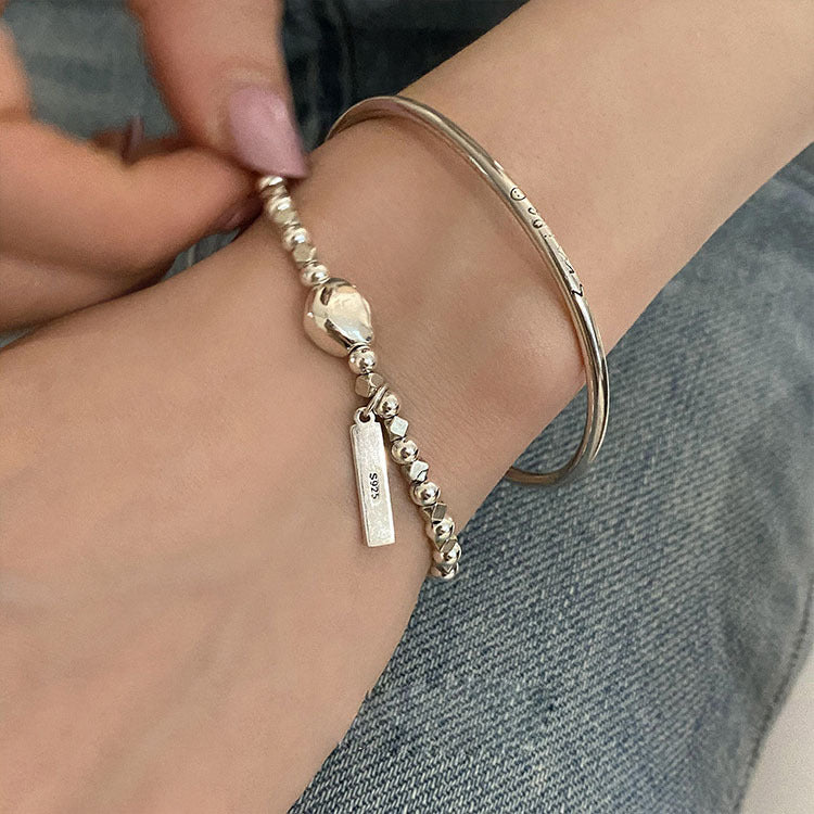 Tag Bead Bracelet