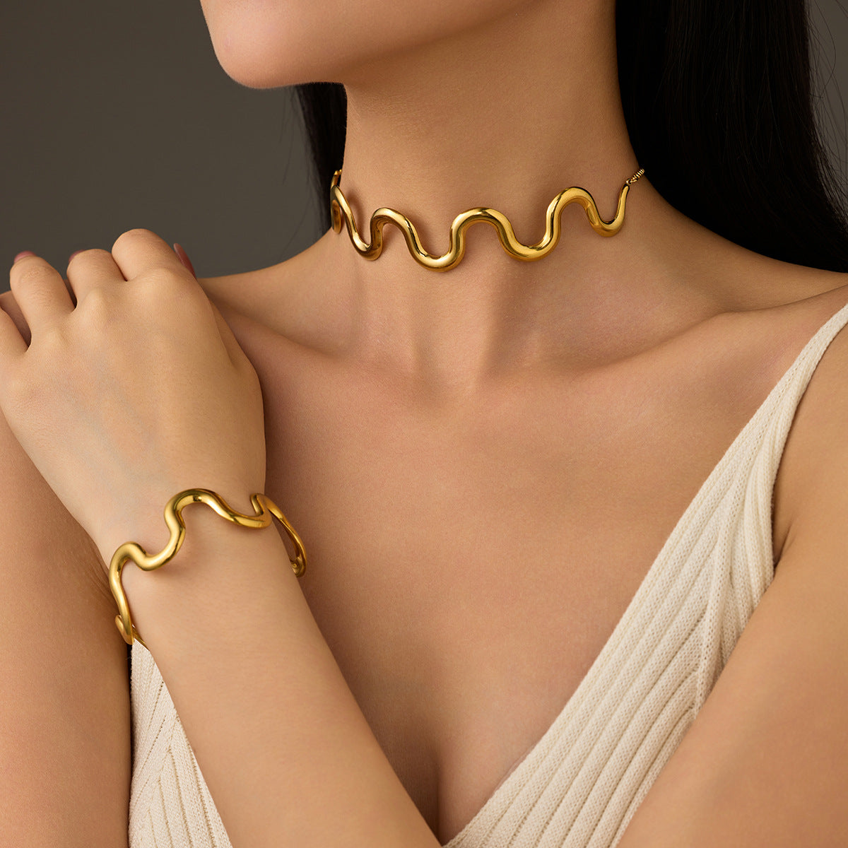 Waveform Bangle