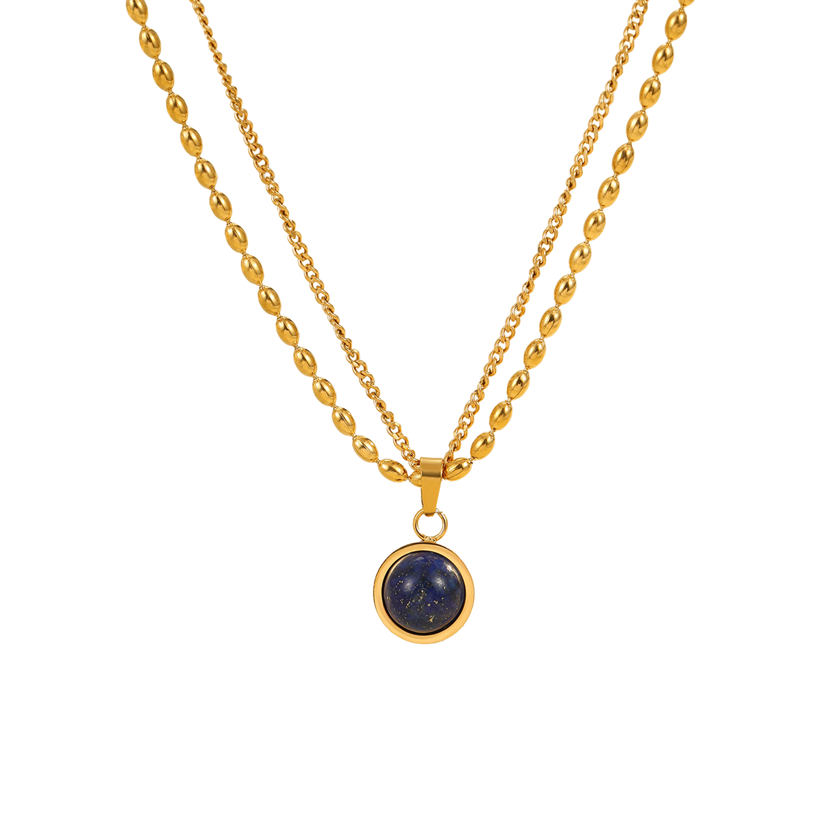 Dual Layered Blue Stone