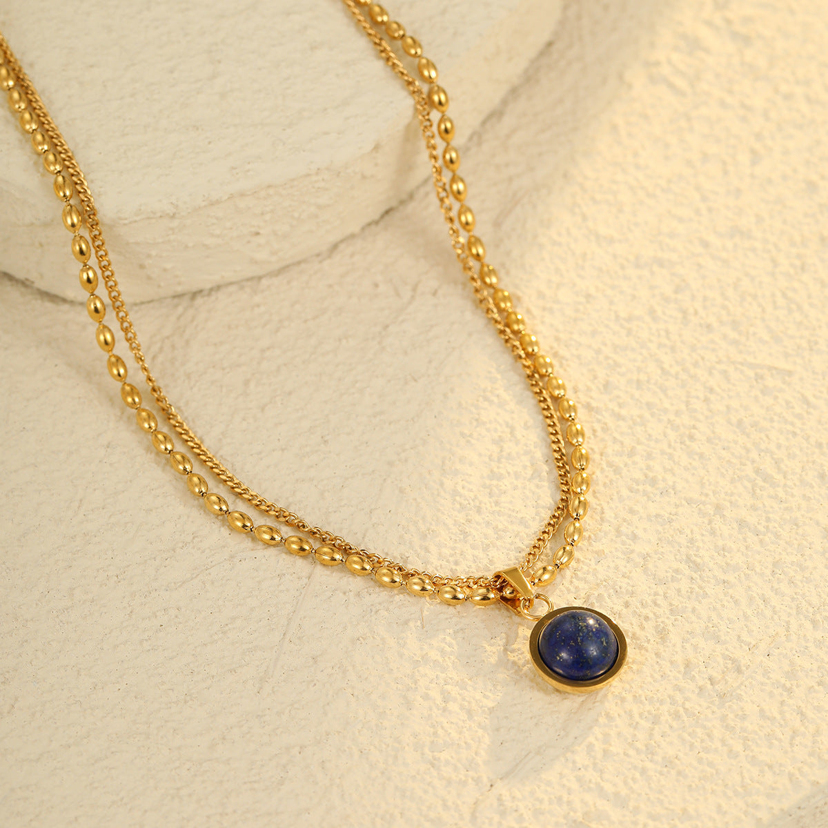 Dual Layered Blue Stone