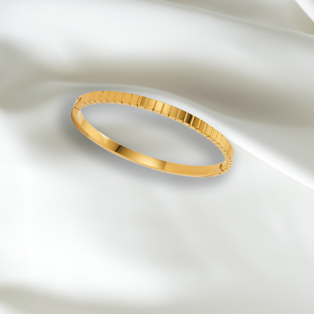 Square Texture Bangle