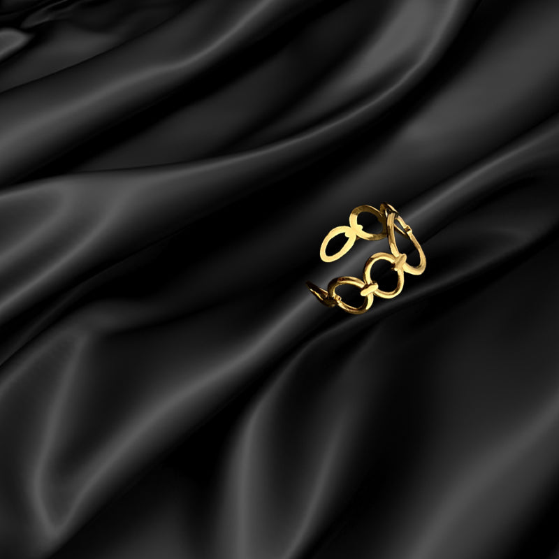Oval Link Chain Ring