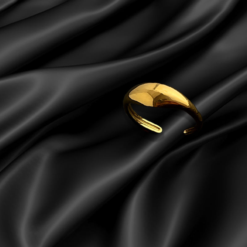 Sleek Drop Open Ring