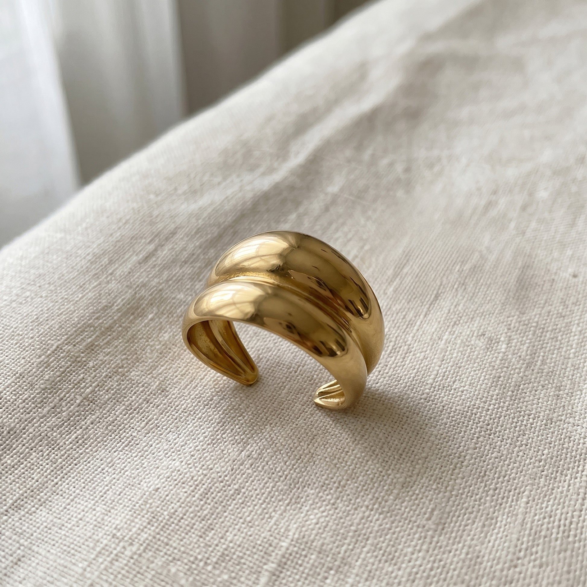 Dual Dome Band Ring