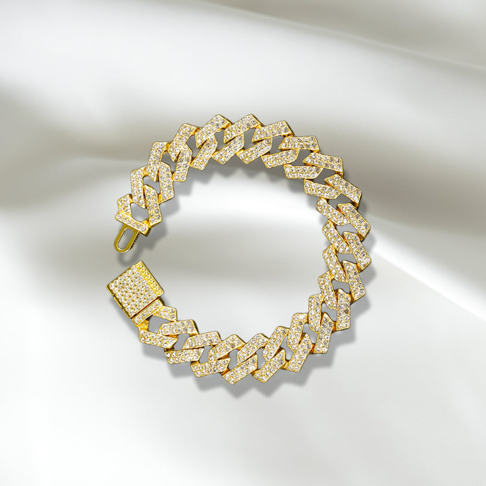 Full Iced Out Chain Bracelet