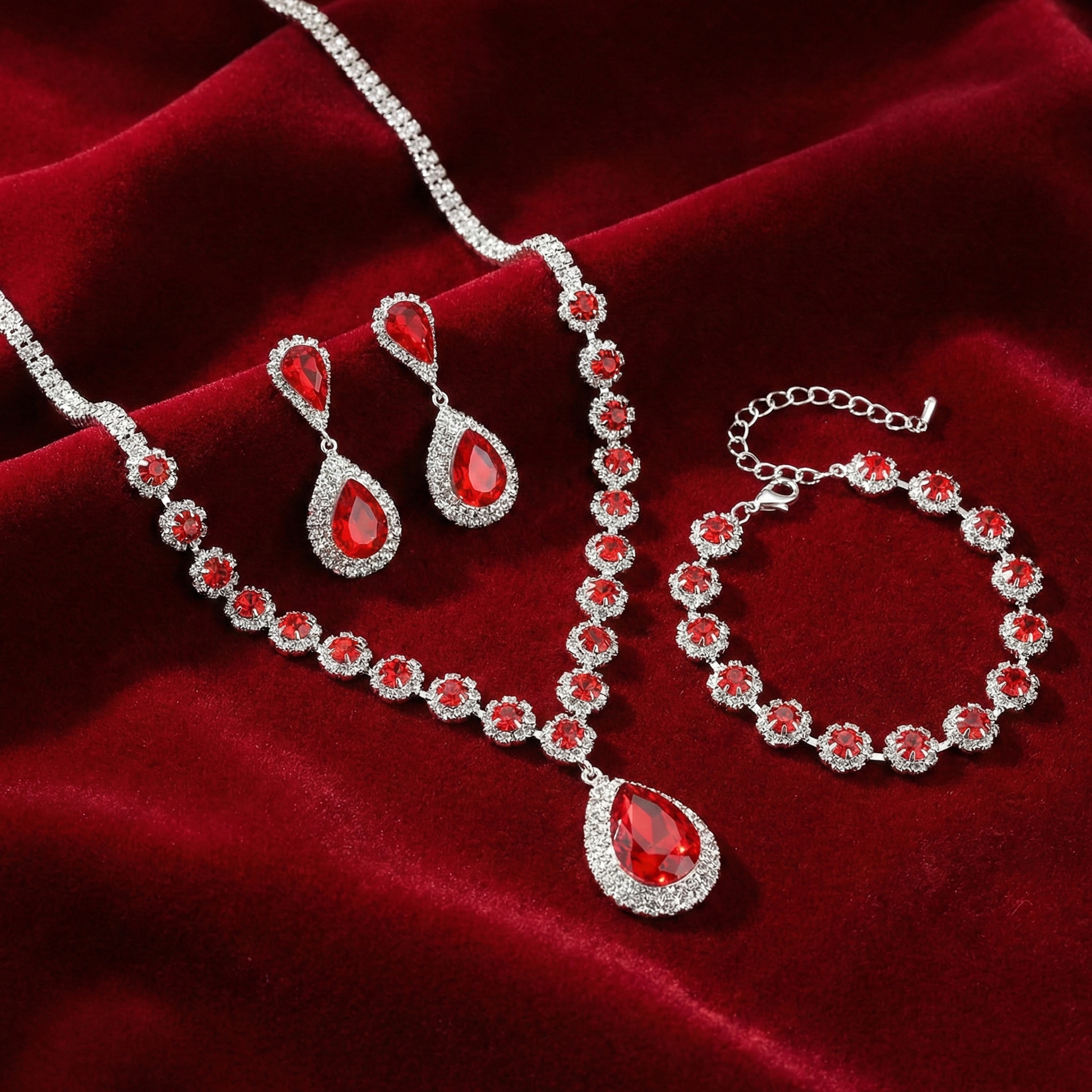 Scarlet Radiance Set-3piece