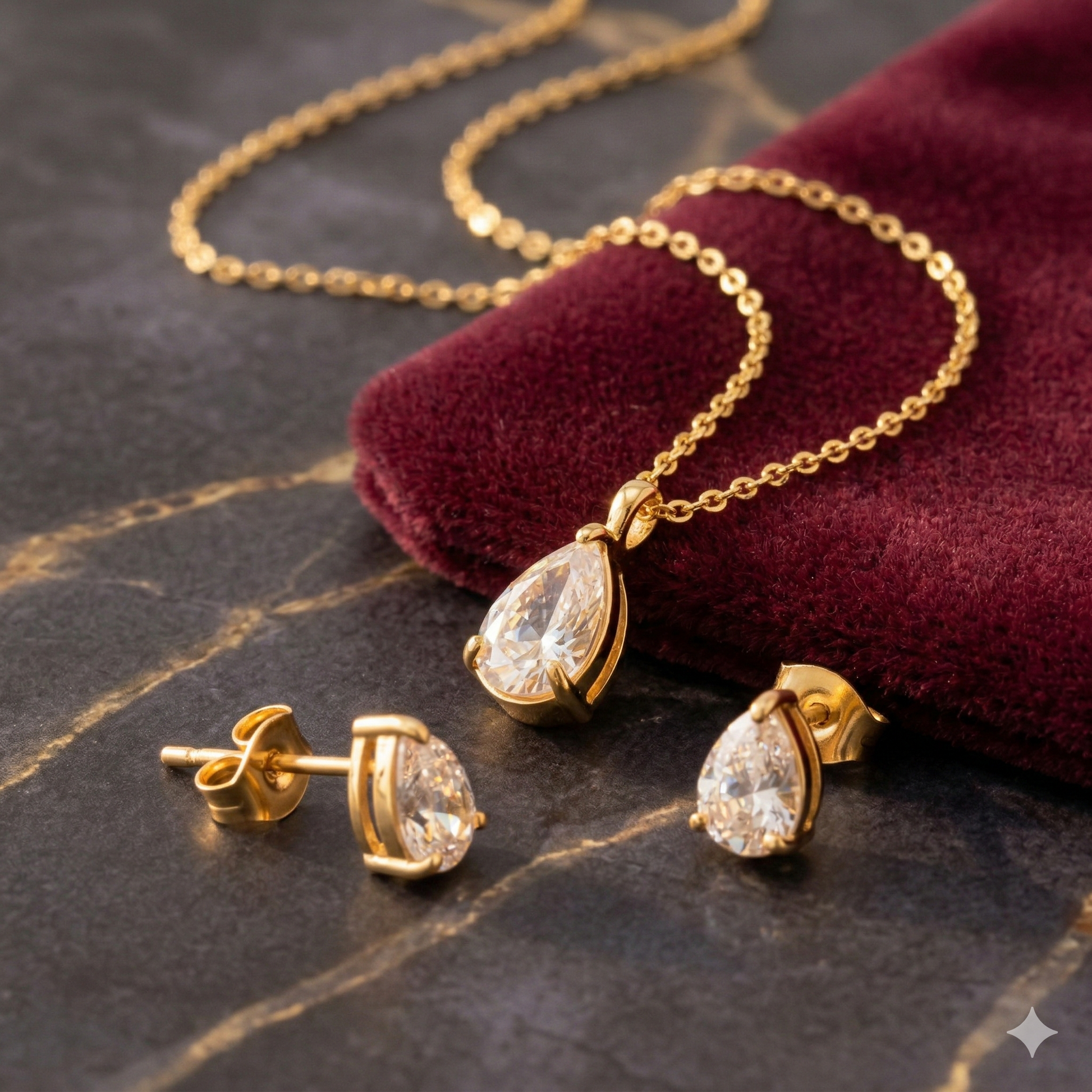 Clear Drop Duo Set