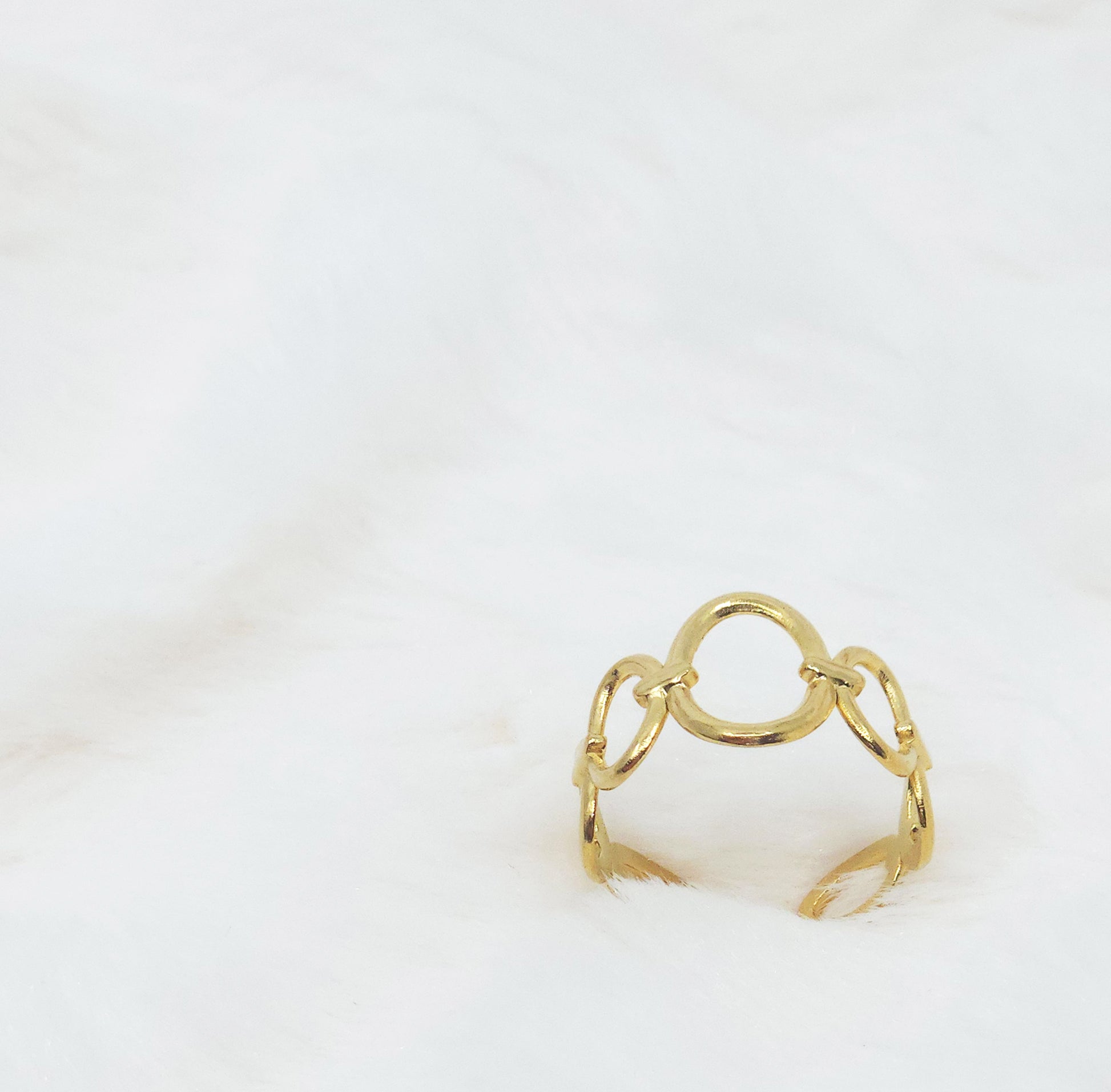 Oval Link Chain Ring
