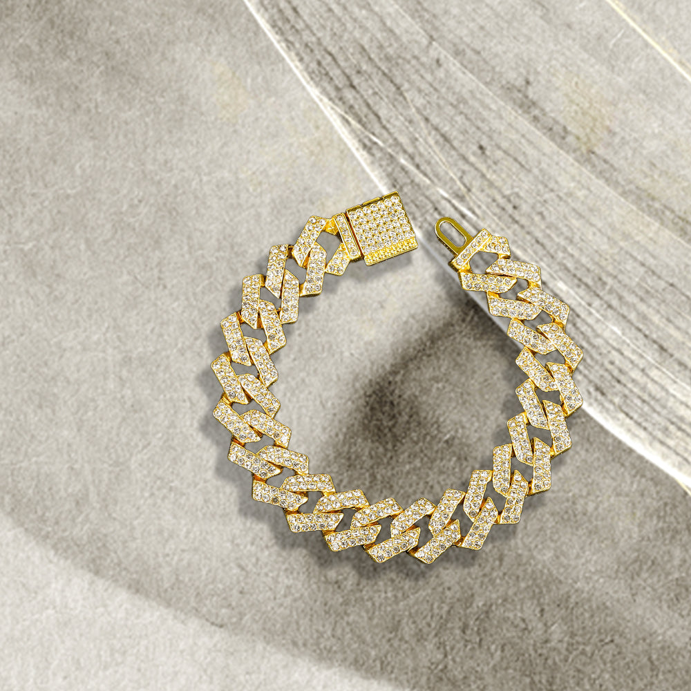 Full Iced Out Chain Bracelet