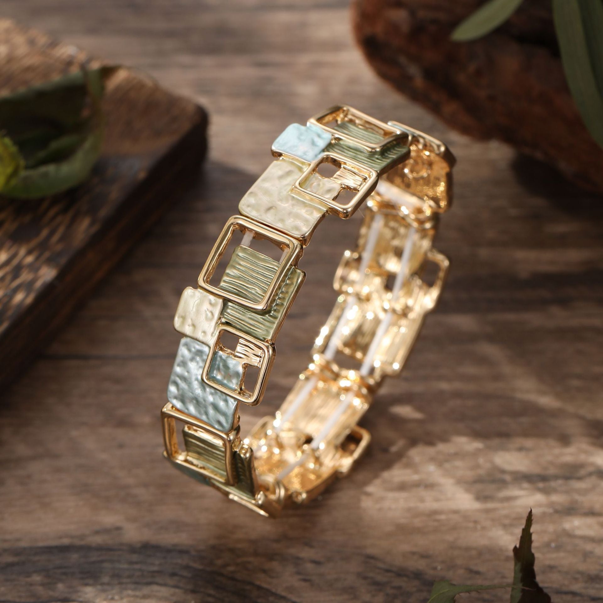 Olive Mosaic Square Set