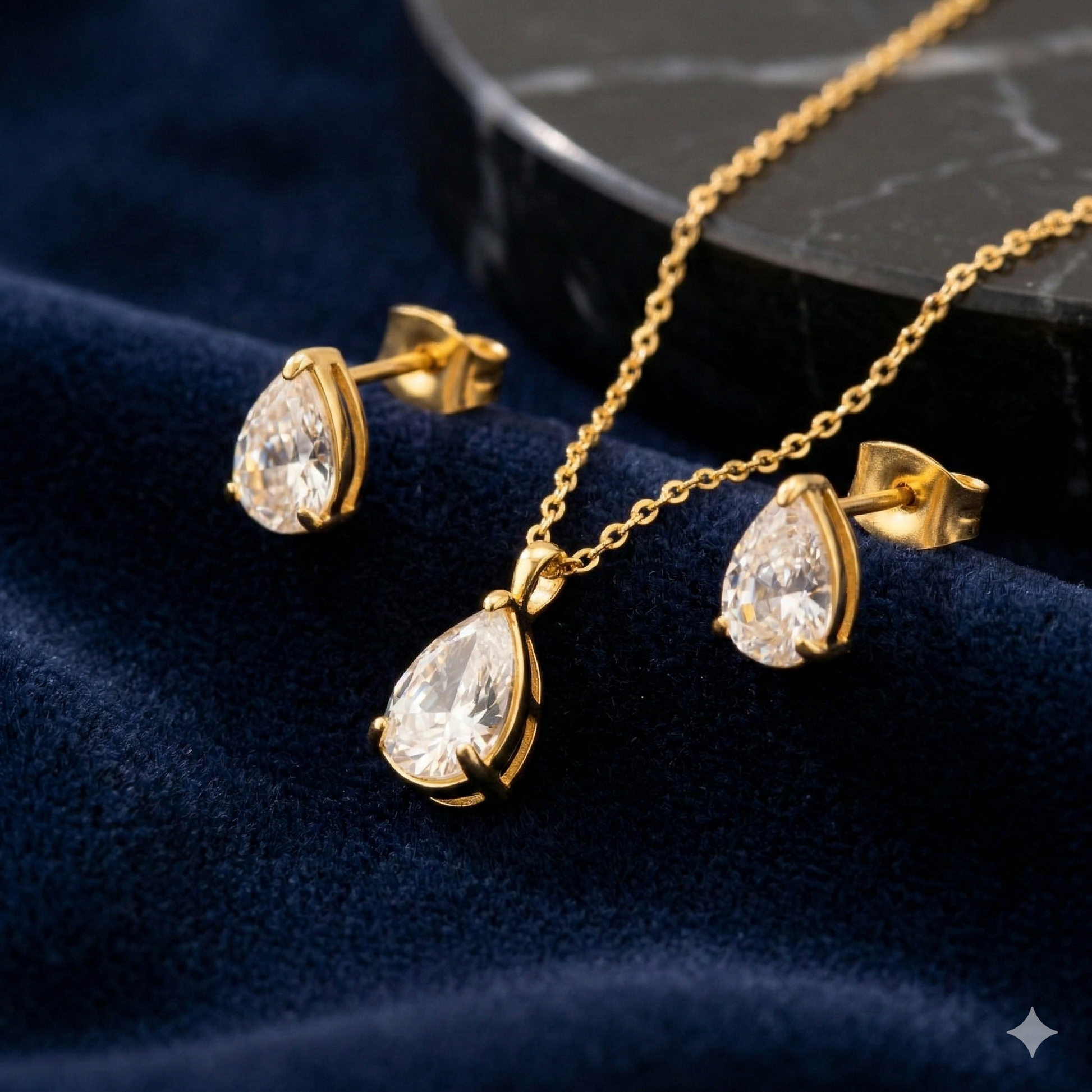 Clear Drop Duo Set