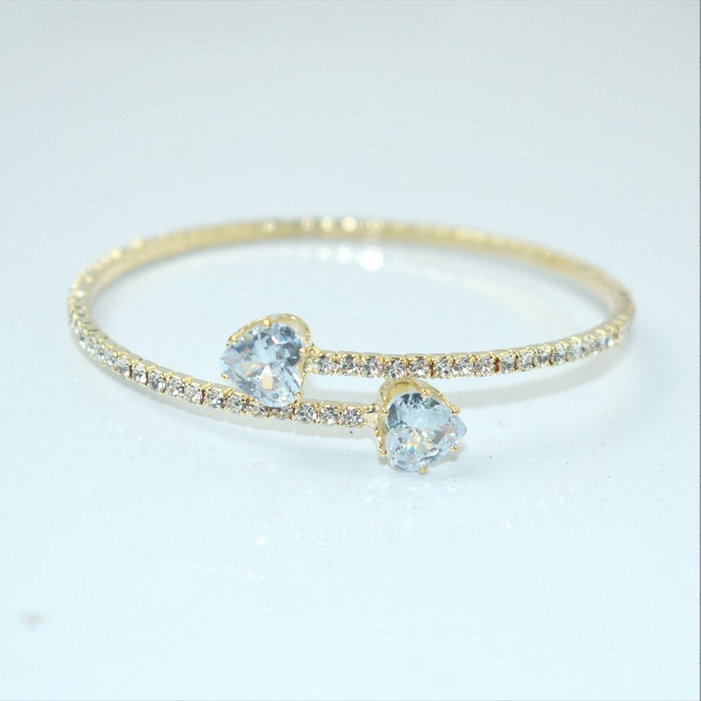 Cubic Pave Curb necklace – Gold