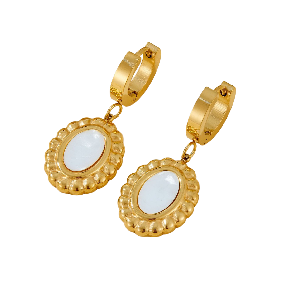 Oval Glow Earrings