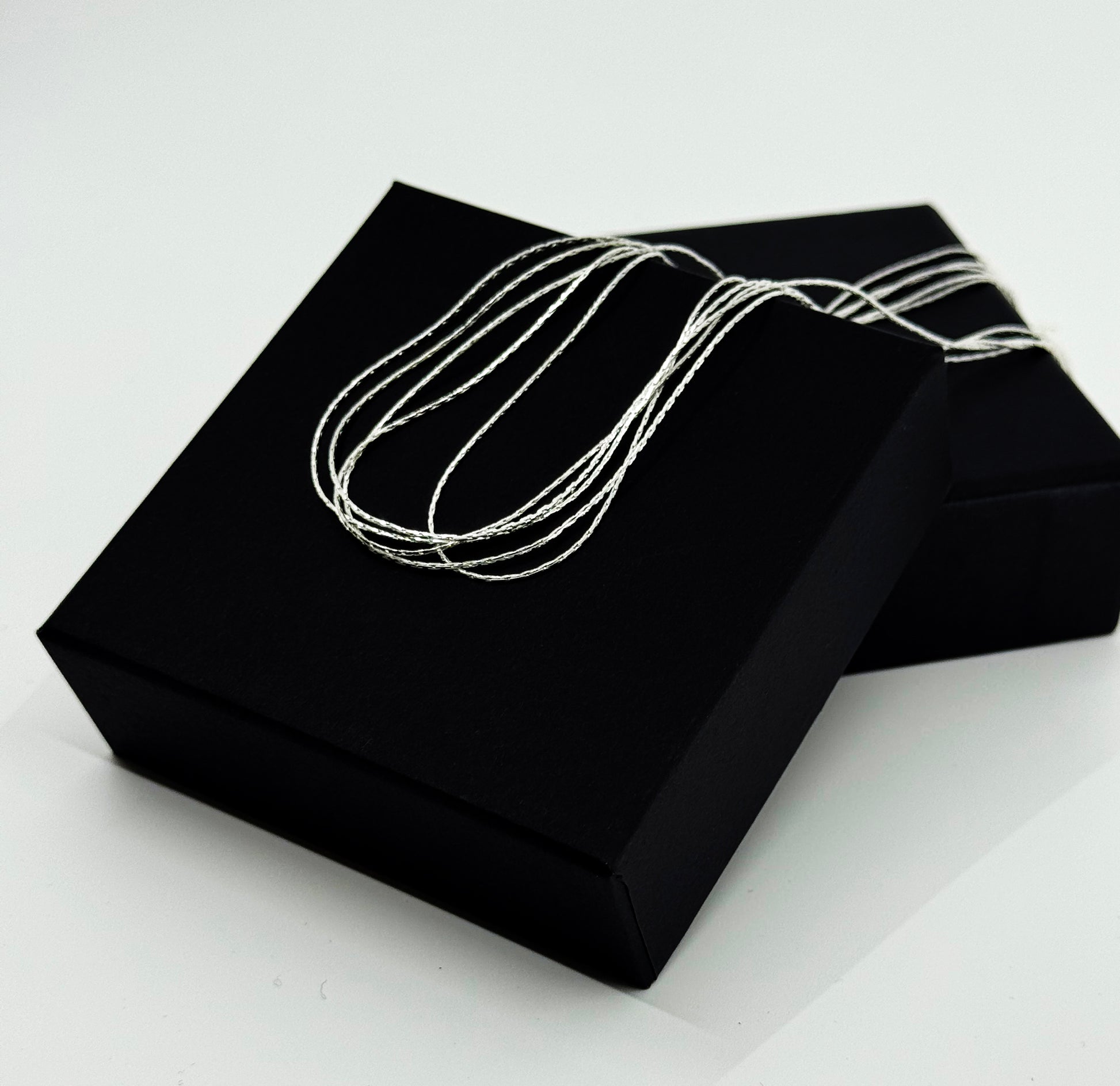 Layered Silver Chain Necklace