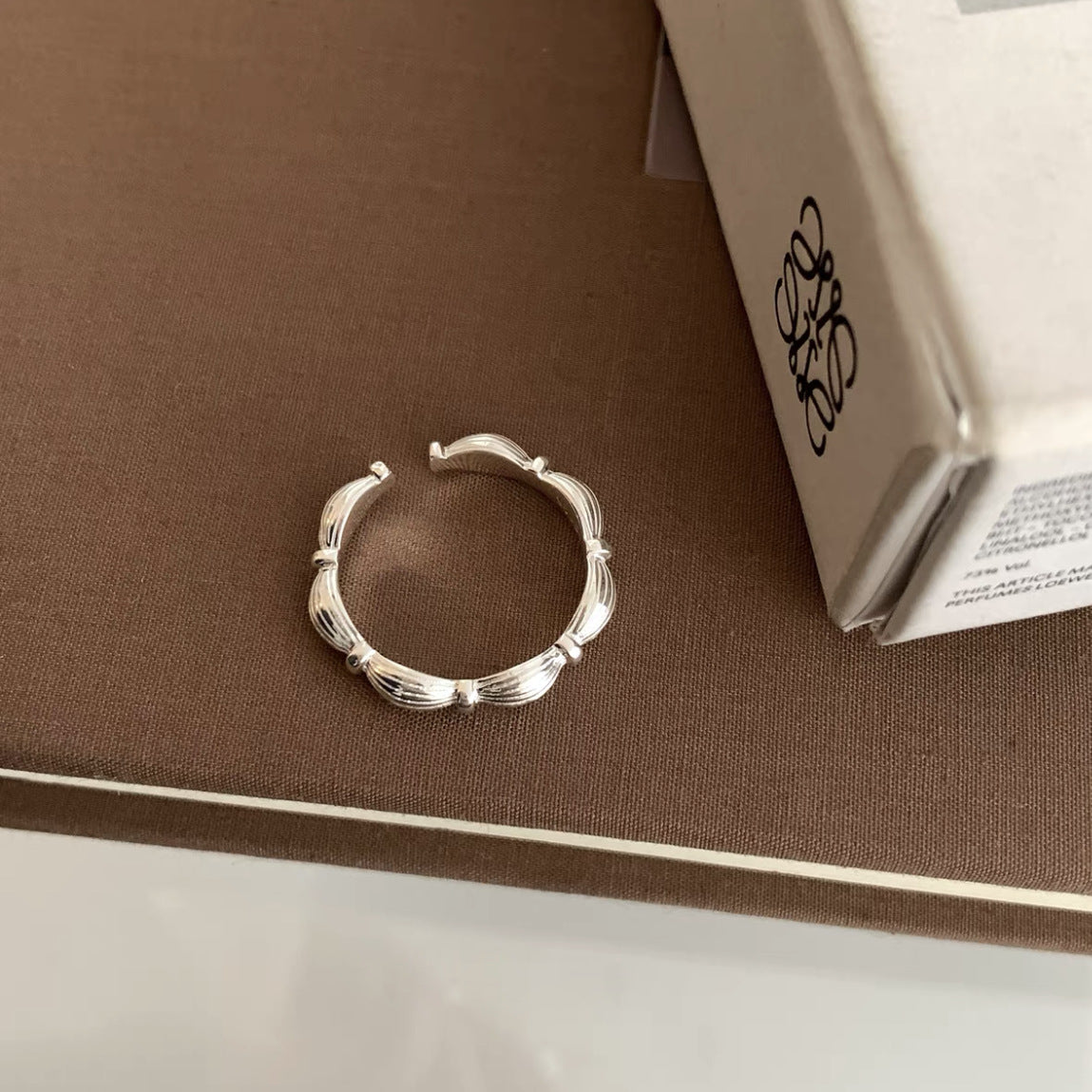 Knot Texture Open Ring