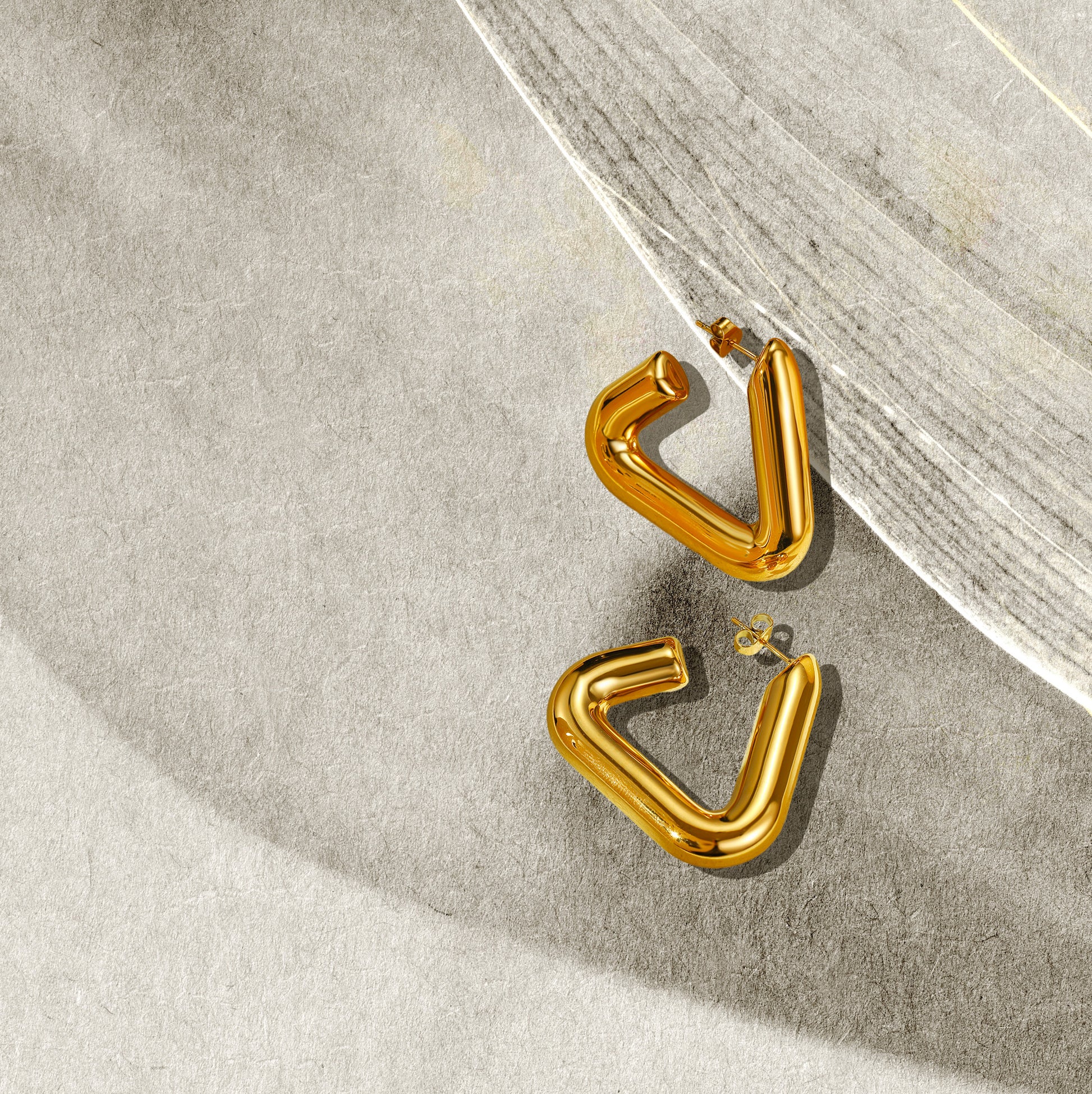 Bold Geometric Hoop Earrings