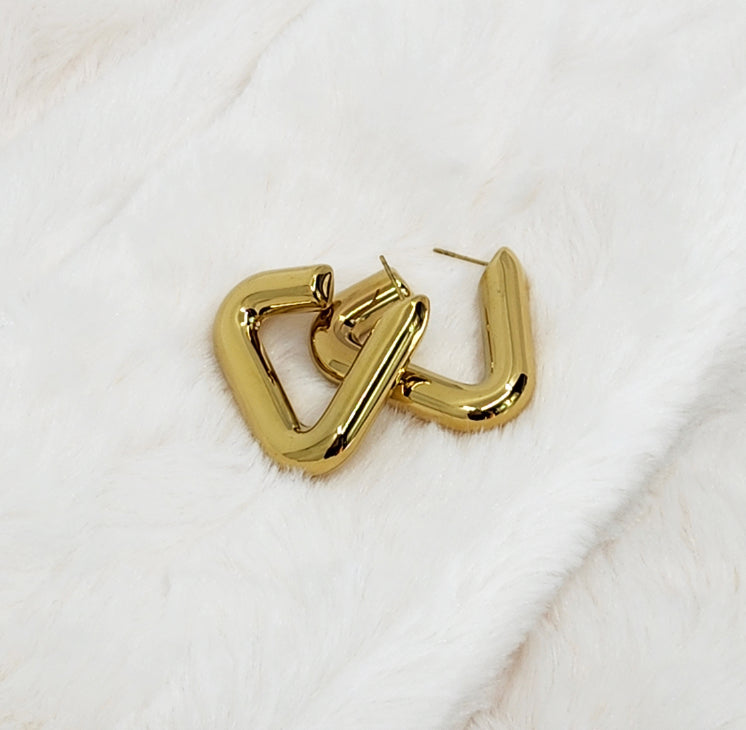 Bold Geometric Hoop Earrings