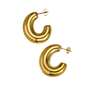 Chunky C-Hoop Earrings