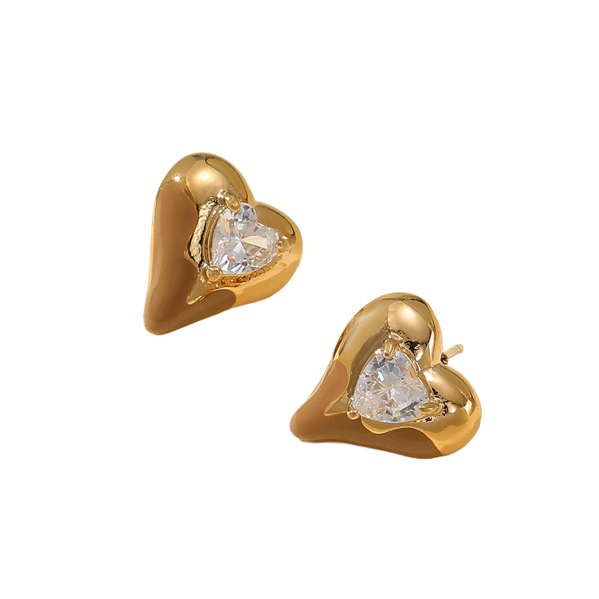 Heart Stud Earrings