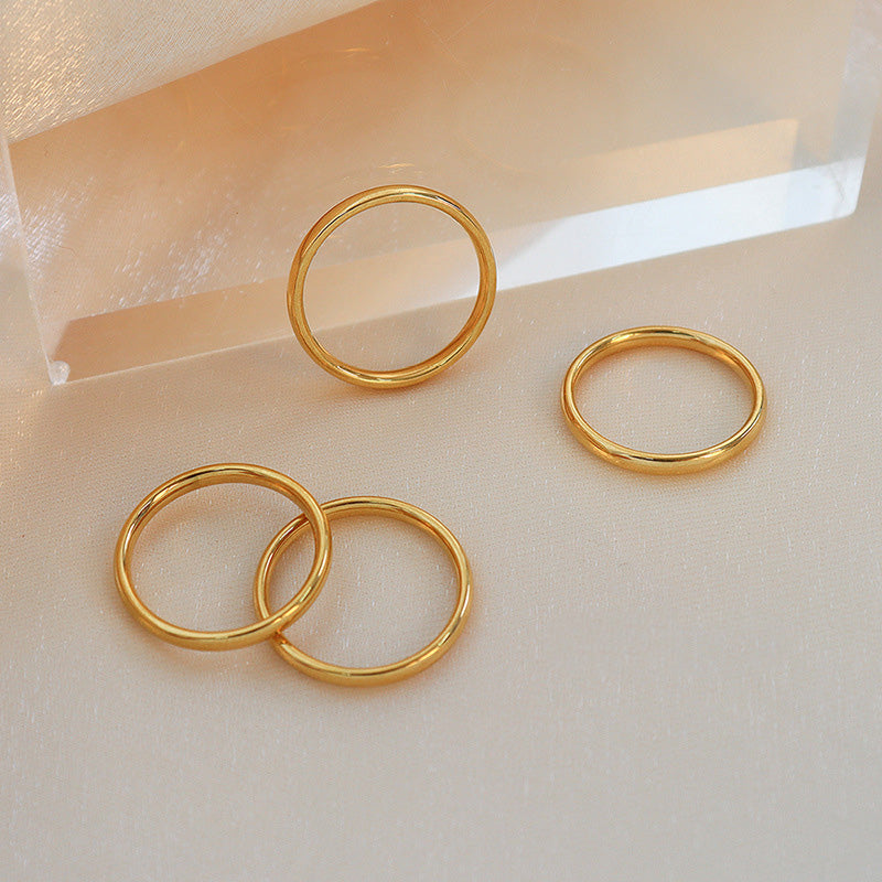 Slim Polished Band Ring