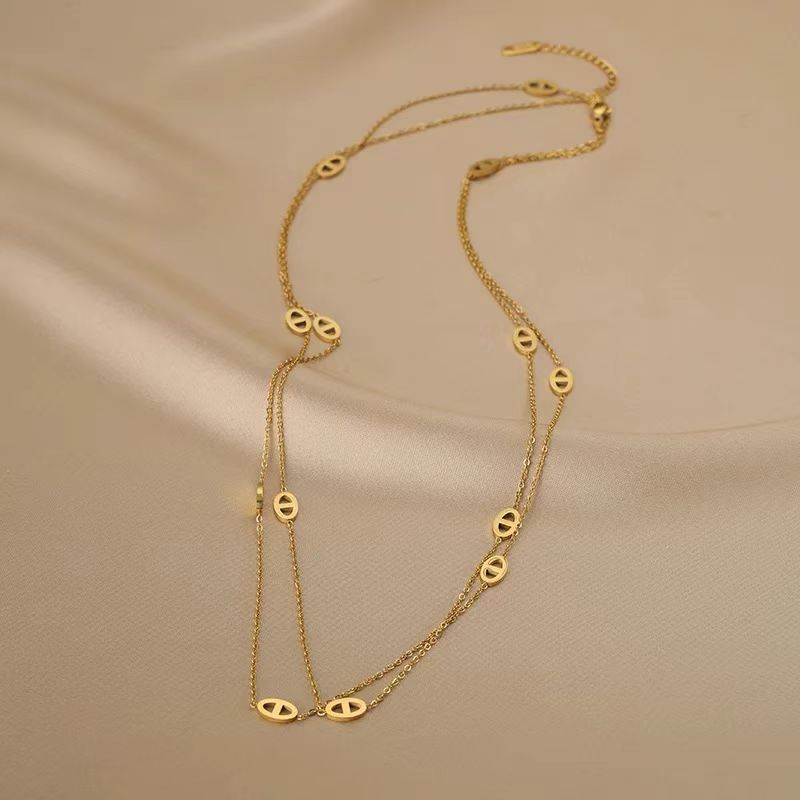 Long Link Accent Necklace