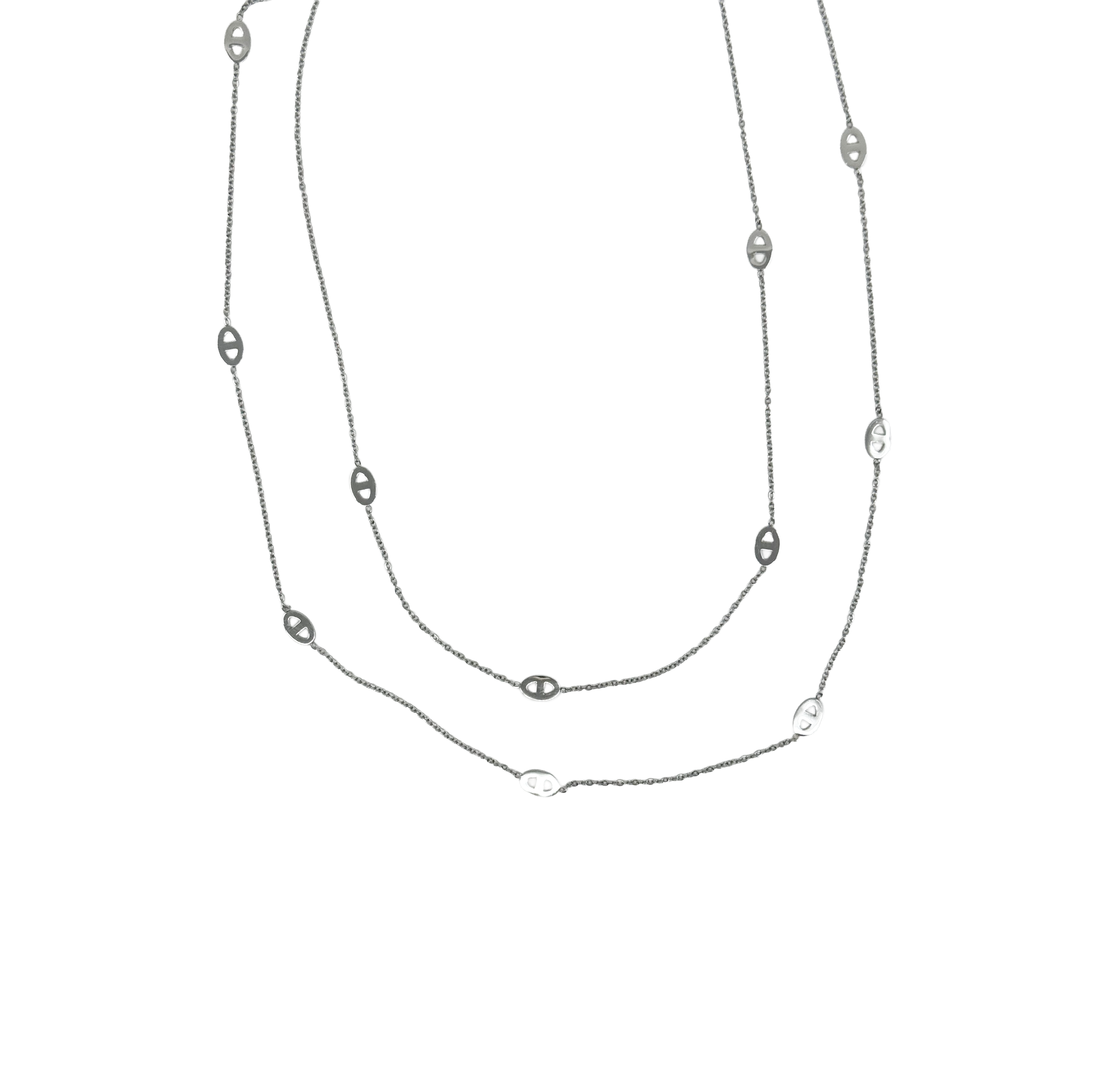 Long Link Accent Necklace