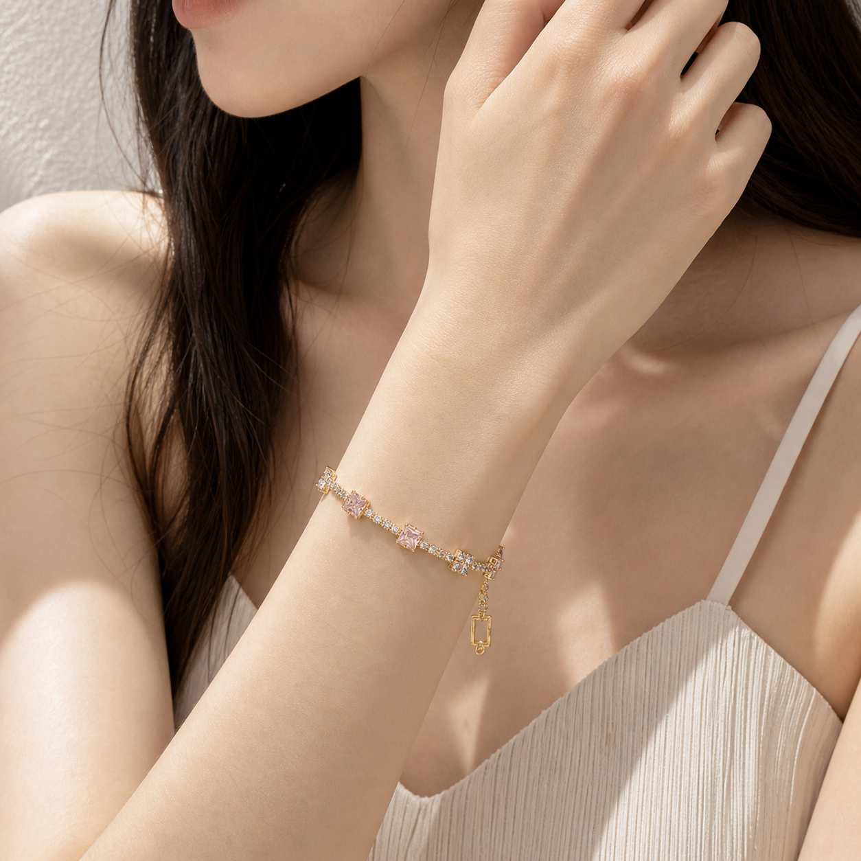 Twinkle Crown Tennis Bracelet