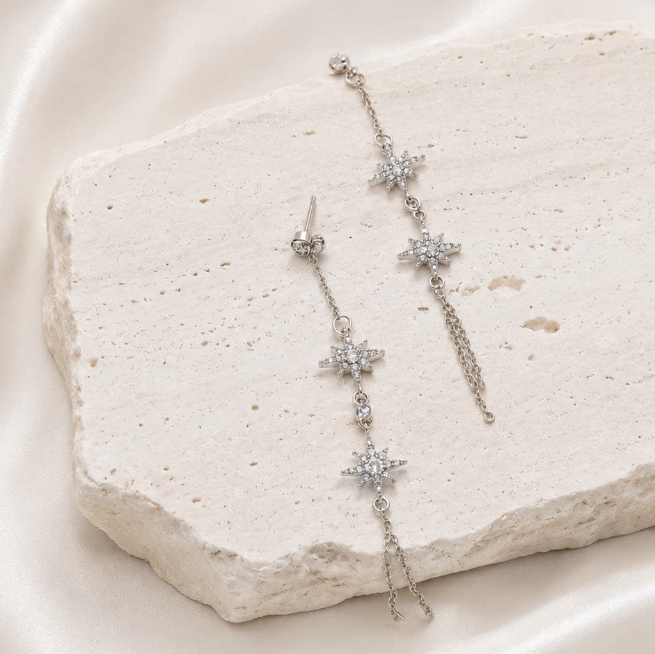 Starlight Chain Drop Earrings