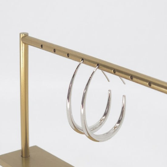 Teardrop Hoop Earrings