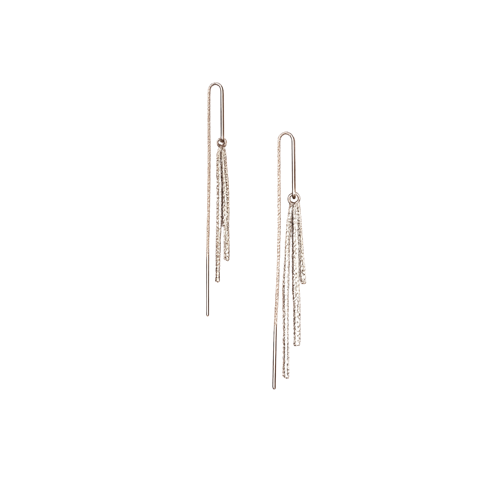 Linear Threader Drop Earrings